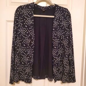 J. Jill Wearever Collection size XS Cardigan Travel Knit Stretch Jacket Black